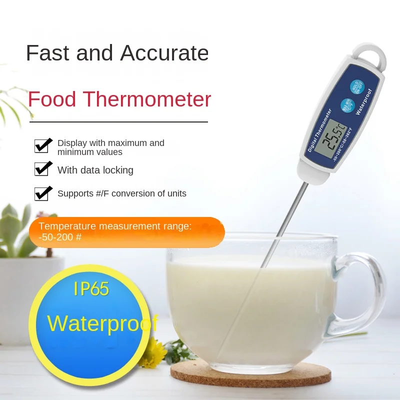 Food Household Thermometers TP300 Digital Kitchen Thermometer for Meat Cooking Food Probe BBQ Electronic Oven Kitchen Tools
Food Household Thermometers TP300 Digital Kitchen Thermometer for Meat Cooking Food Probe BBQ Electronic Oven Kitchen Tools