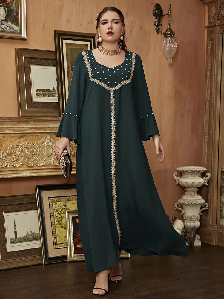 Plus Size 4XL for Women Dress commute Long sleeve square neck polyester fiber Clothing 2023 Green Cocktail Evening Party Dresses
Plus Size 4XL for Women Dress commute Long sleeve square neck polyester fiber Clothing 2023 Green Cocktail Evening Party Dresses