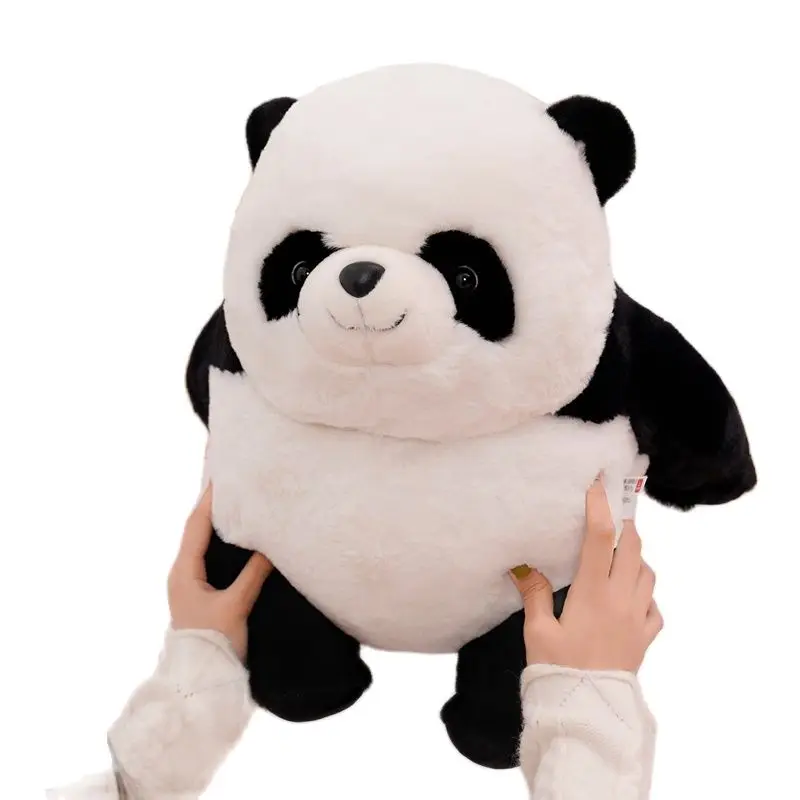 

Пушистые волосы толстые круглые панды плюшевый медведь мягкие реалистичные животные мягкие детские успокаивающие игрушки