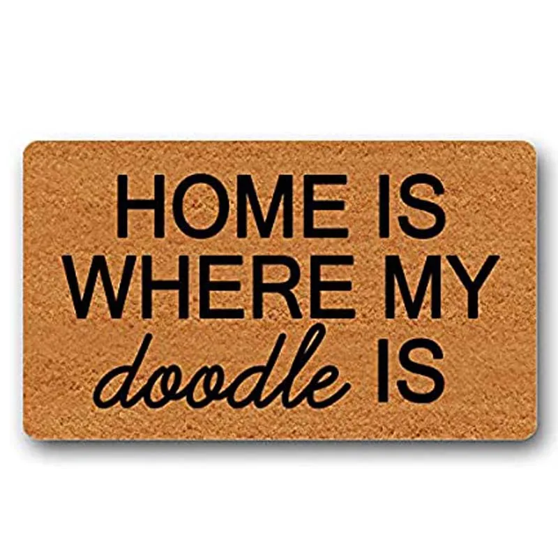 Home is Where My Doodle is Doormat Funny Dog Doormat Welcome Mat Rug Entry Sign Funny Floor Mat Door Mat Non-Slip Machine Wash
Home is Where My Doodle is Doormat Funny Dog Doormat Welcome Mat Rug Entry Sign Funny Floor Mat Door Mat Non-Slip Machine Wash