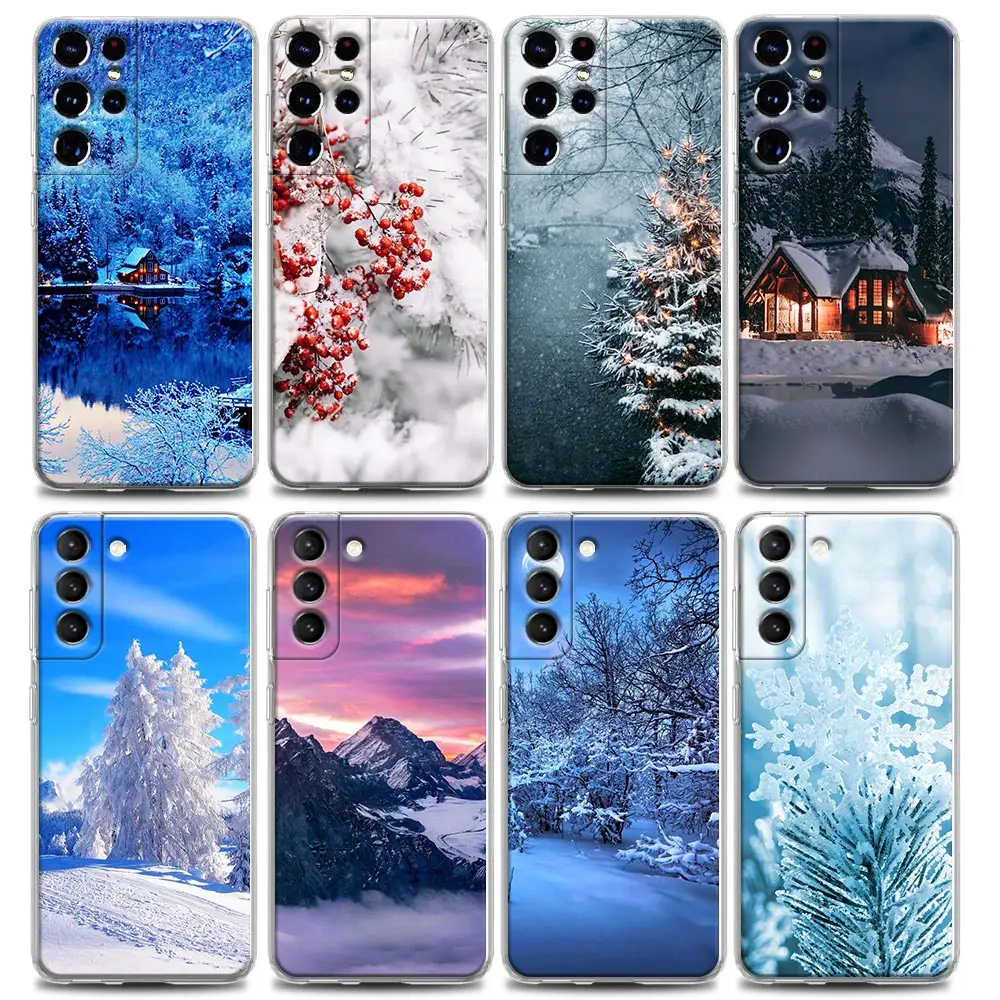 Clear Phone Case for Samsung S9 S10 4G S10e S20 S21 Plus Ultra FE 5G M51 M31 M21 Soft Silicon Covers Landscape Winter Light Snow
Clear Phone Case for Samsung S9 S10 4G S10e S20 S21 Plus Ultra FE 5G M51 M31 M21 Soft Silicon Covers Landscape Winter Light Snow