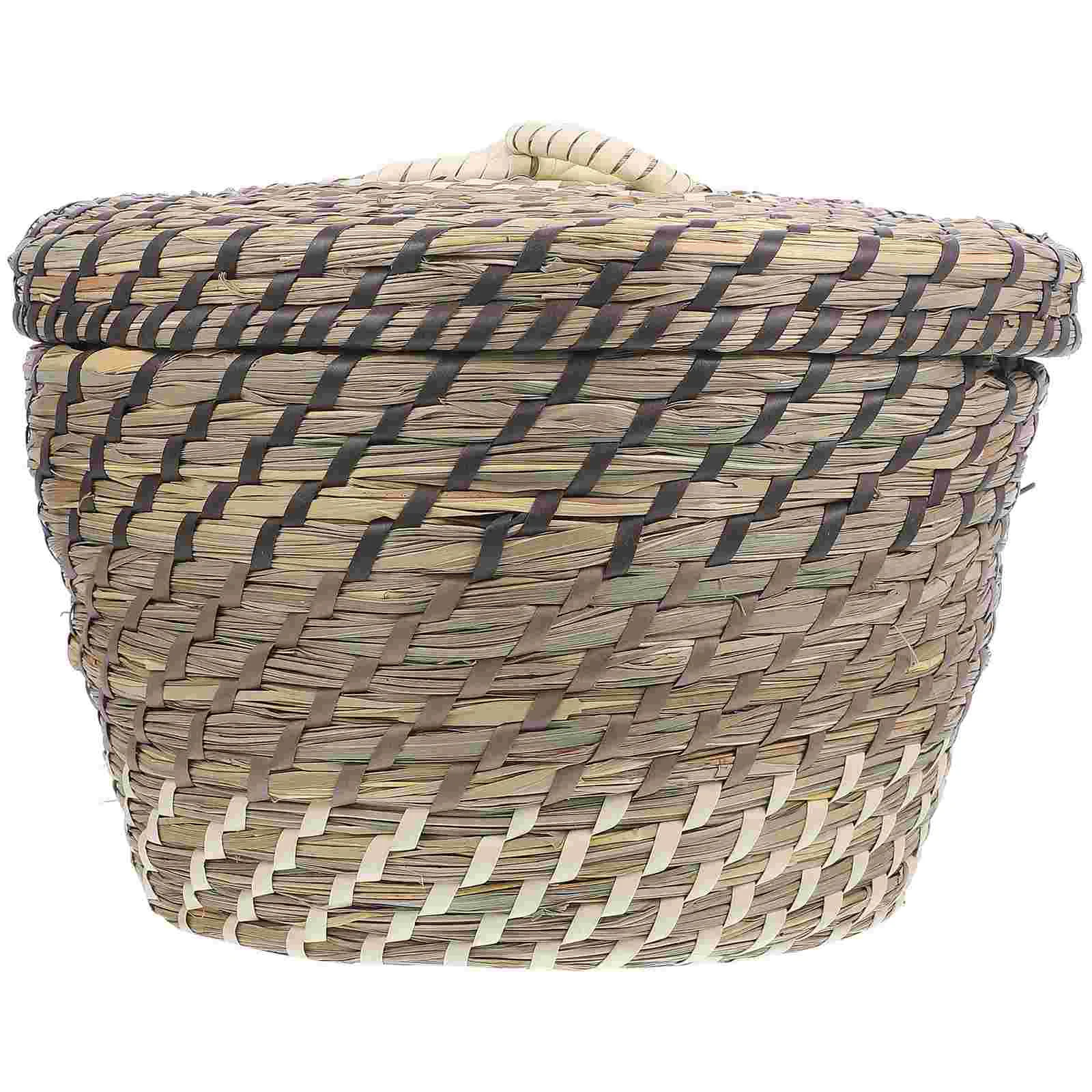 Trash Can Lid Desk Cover Home Supply Office Basket Cattail Grass Floor Accessory Small Black
Trash Can Lid Desk Cover Home Supply Office Basket Cattail Grass Floor Accessory Small Black