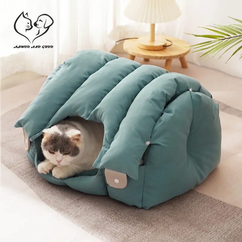 Removable Cat Bed Winter Keep Warm Pet Bed Dual Purpose Cat House Soft Plush Kennel Puppy Cushion Cats Dog Nest Pet Mat Supplies
Removable Cat Bed Winter Keep Warm Pet Bed Dual Purpose Cat House Soft Plush Kennel Puppy Cushion Cats Dog Nest Pet Mat Supplies