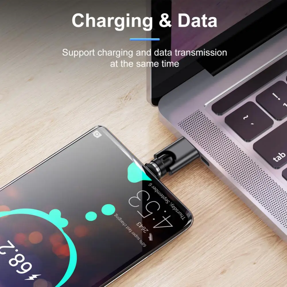 Micro Charging Adapter Type C Adapter 540 Rotate Usb Connector For Huawei Iphone 13 12 Fast Charging Data Transfer Magnetic
Micro Charging Adapter Type C Adapter 540 Rotate Usb Connector For Huawei Iphone 13 12 Fast Charging Data Transfer Magnetic