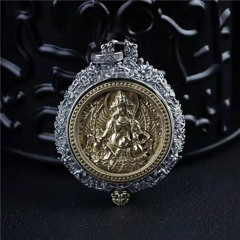 Nine Palaces Gossip Brand Yellow God of Wealth Lucky Transit Spontaneous Year Retro Personality Necklace Pendant Men and Women
Nine Palaces Gossip Brand Yellow God of Wealth Lucky Transit Spontaneous Year Retro Personality Necklace Pendant Men and Women