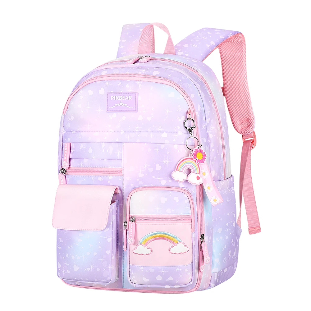 Gradient Color Primary School Backpack School Bags for Girl Rainbow Princess Schoolbags Large Capacity Bag Weekend
Gradient Color Primary School Backpack School Bags for Girl Rainbow Princess Schoolbags Large Capacity Bag Weekend