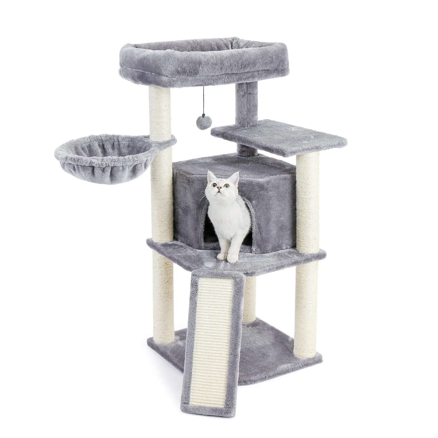 Large Cat House Tower Pet Tree Toy with Hammock Climbing Scratching Stick and Scratching Post Painting Home Decor
Large Cat House Tower Pet Tree Toy with Hammock Climbing Scratching Stick and Scratching Post Painting Home Decor