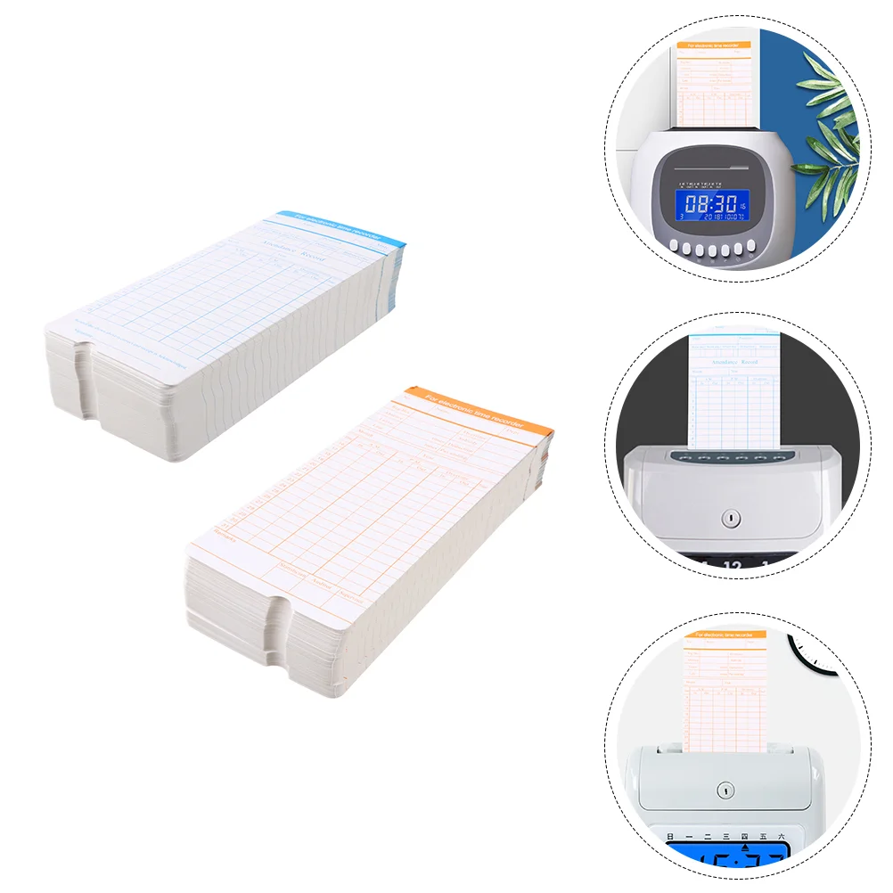200 Sheets English Attendance Card Cards Employee Time Clock Recording Office Timecards Staff Commute
200 Sheets English Attendance Card Cards Employee Time Clock Recording Office Timecards Staff Commute