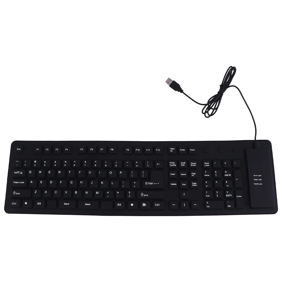 Keyboard Silicone Roll Usbrollup Wired Computer Foldable Flexible Waterproof External Travel Standard Slient Soft Working Silent
Keyboard Silicone Roll Usbrollup Wired Computer Foldable Flexible Waterproof External Travel Standard Slient Soft Working Silent