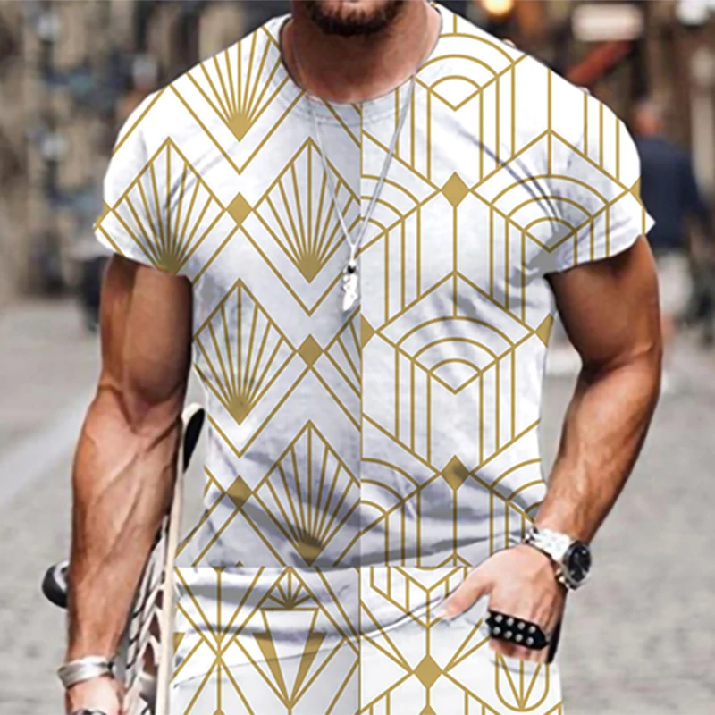 High-end Loose Luxury Oversized Men's T-shirt O-Neck Abstract Male Cool Breathable Harajuku Short Sleeve Funny Clothes 3D Print
High-end Loose Luxury Oversized Men's T-shirt O-Neck Abstract Male Cool Breathable Harajuku Short Sleeve Funny Clothes 3D Print