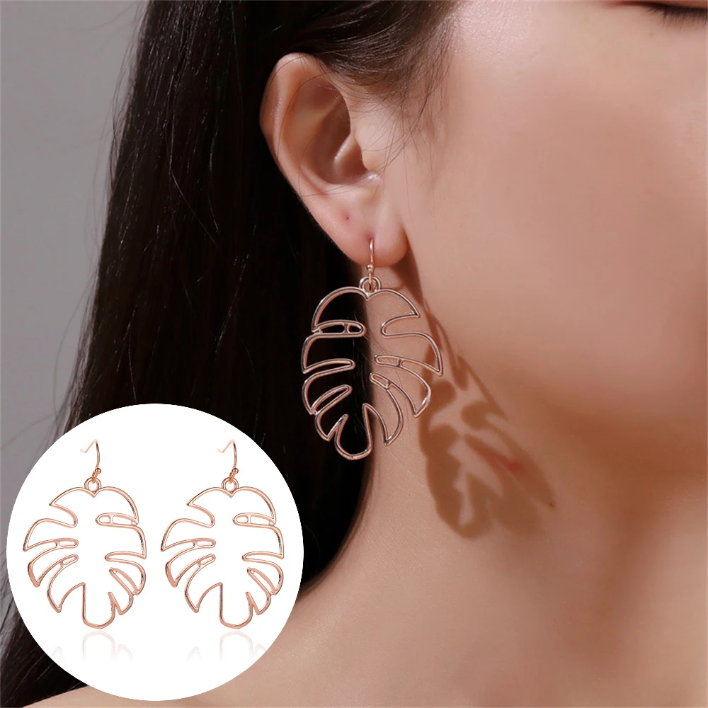 Fashion Plantain Leaf Earring Dangle for Women Simple Hollow Leaf Charm Stud Earrings Earwear Femme Jewelry Studs Ear Gifts 2023
Fashion Plantain Leaf Earring Dangle for Women Simple Hollow Leaf Charm Stud Earrings Earwear Femme Jewelry Studs Ear Gifts 2023
