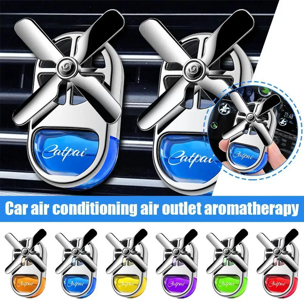 

New Unique Car Air Conditioning Air Freshener Scent Car Decor 10ml Liquid Type Car Perfume Easy to Install for Car D6W4