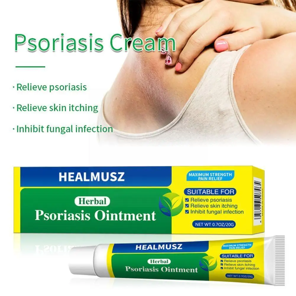 20g Psoriasis Effective Anti-itch Cream Antibacterial Dermatitis Herbal Antipruritic Skin Eczema Anti-Itch Care Ointment S8R5
20g Psoriasis Effective Anti-itch Cream Antibacterial Dermatitis Herbal Antipruritic Skin Eczema Anti-Itch Care Ointment S8R5
