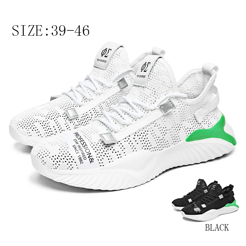 Men's Sports Shoes Non Slip Running Shoes Casual Walking Shoes Breathable Lace Up Sports Training Shoe Size39-46 Sapatos casuais
Men's Sports Shoes Non Slip Running Shoes Casual Walking Shoes Breathable Lace Up Sports Training Shoe Size39-46 Sapatos casuais