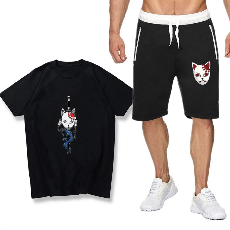 2022 New Summer Cotton Men's Sets Anime Demon Slayer Clothing Cosplay Conjuntos Masculinos Shorts Tshirt Suit Survetement Homme
2022 New Summer Cotton Men's Sets Anime Demon Slayer Clothing Cosplay Conjuntos Masculinos Shorts Tshirt Suit Survetement Homme