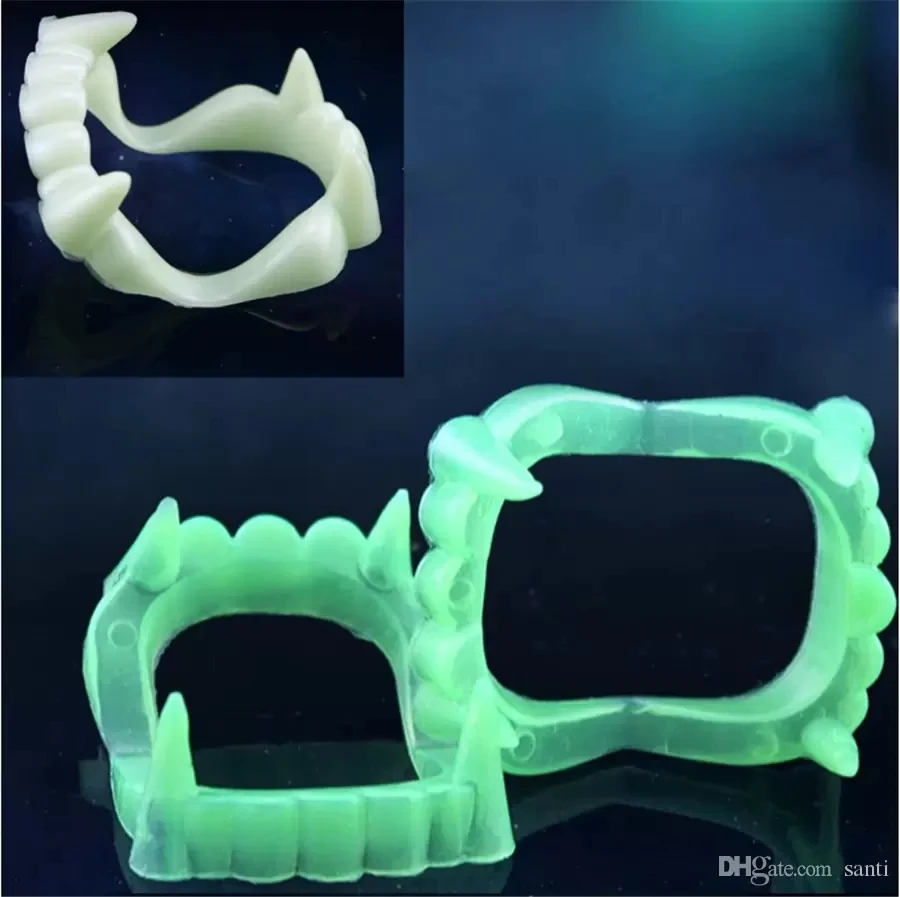 Hot 500pcs/lot Party Supplies Halloween Decoration Vampire False Teeth Fluorescent Green Luminous Monster Teeth
Hot 500pcs/lot Party Supplies Halloween Decoration Vampire False Teeth Fluorescent Green Luminous Monster Teeth