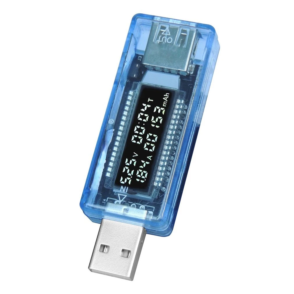 Портативный 0,91 дюймовый ЖК-экран, USB-зарядное устройство, детектор напряжения тока, тестер, мультиметр
Портативный 0,91 дюймовый ЖК-экран, USB-зарядное устройство, детектор напряжения тока, тестер, мультиметр