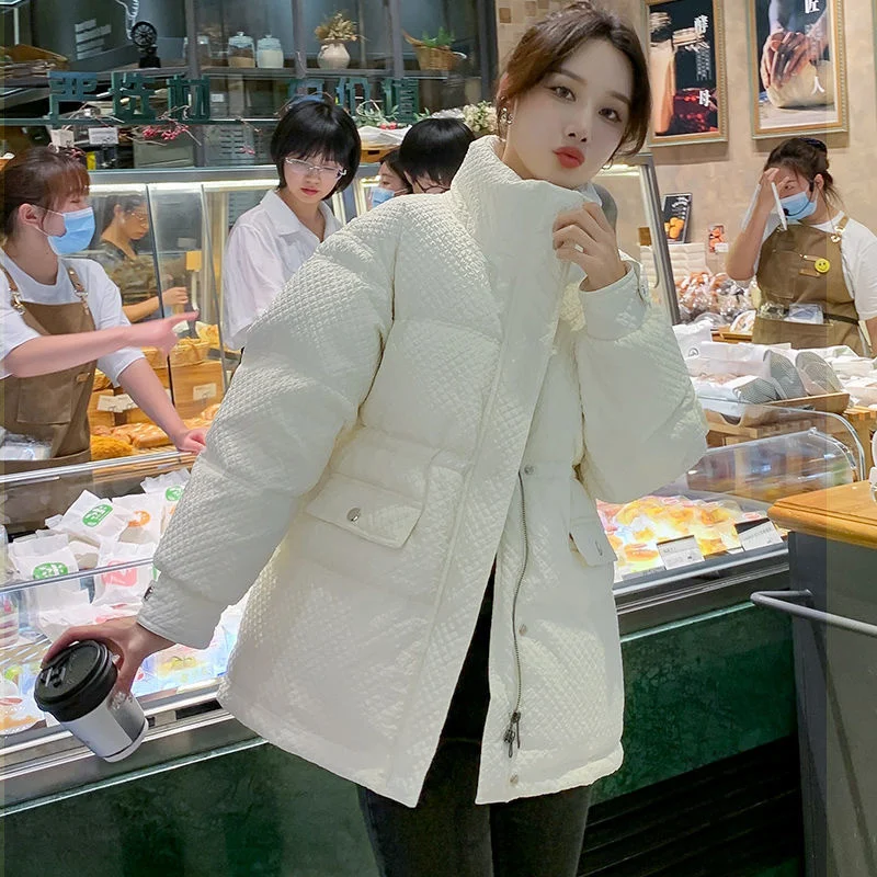 

Fashion Down Puffy Puffer Jacket Outwear Feather Female Winter 2022 Warm Super Hot Winter Long Coat Women Harajuku Big Size