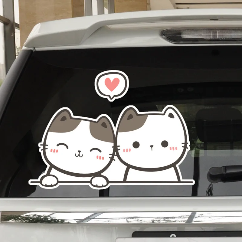 Cute Cartoon Couples Cats Stickers Korean Kawaii Lovers Kittens Stickers for Car Auto Motorcycle Home Wall Decor Decals
Cute Cartoon Couples Cats Stickers Korean Kawaii Lovers Kittens Stickers for Car Auto Motorcycle Home Wall Decor Decals