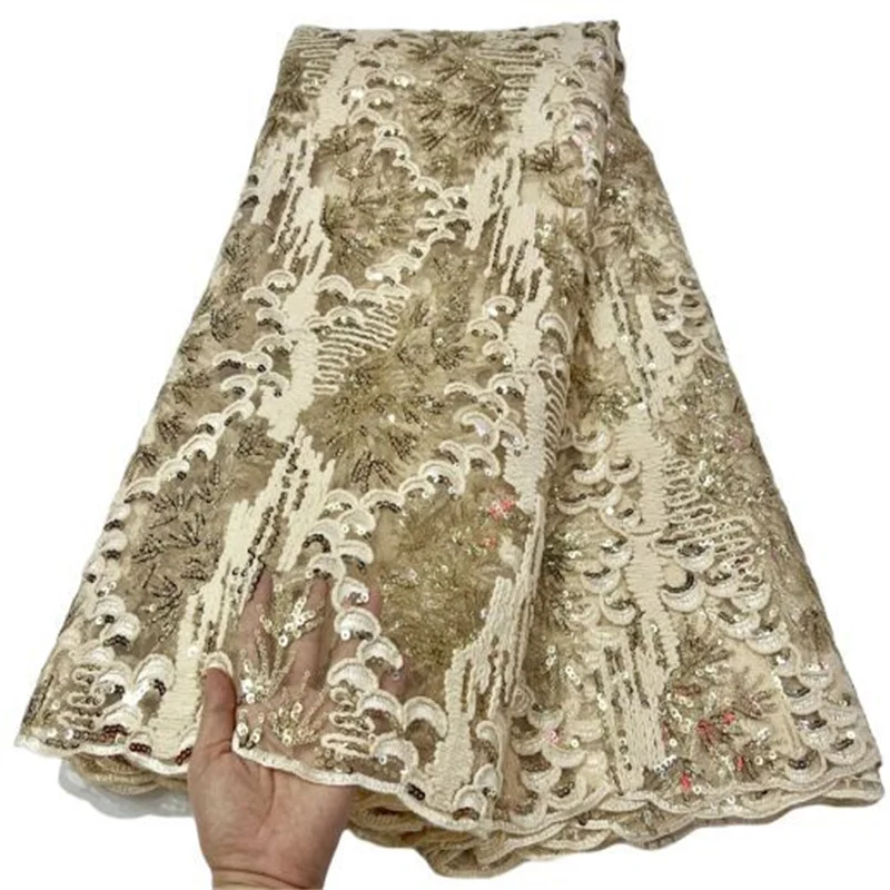 Gold African Lace Fabric 2022 Purple High Quality Lace Nigerian Sequin Lace Fabric French Milk Silk Fabric For Wedding Dress
Gold African Lace Fabric 2022 Purple High Quality Lace Nigerian Sequin Lace Fabric French Milk Silk Fabric For Wedding Dress