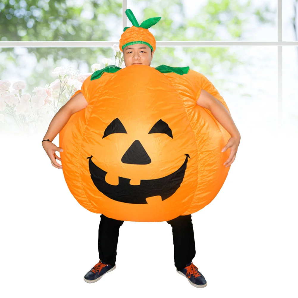 

Надувная Тыква для взрослых, нарядный костюм на Хэллоуин, женская одежда, костюмы для Хэллоуина, косплей-представлений (оранжевый)