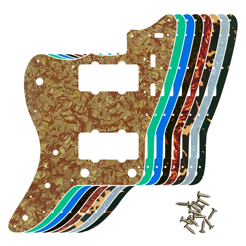 5pcs Custom Guitar Pickgaurd - For US Left Hand Jazzmaster Style Guitar Pickguard Replacement Many Colors
5pcs Custom Guitar Pickgaurd - For US Left Hand Jazzmaster Style Guitar Pickguard Replacement Many Colors