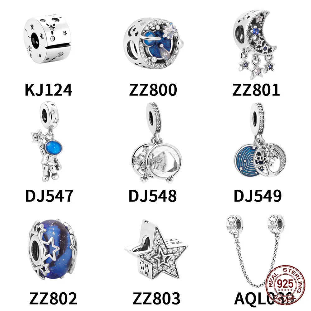 Galaxy Star Series Astronaut Beads S925 Sterling Silver Jewelry Suitable Fits Original Pandora Charm Bracelet Star Accessories
Galaxy Star Series Astronaut Beads S925 Sterling Silver Jewelry Suitable Fits Original Pandora Charm Bracelet Star Accessories