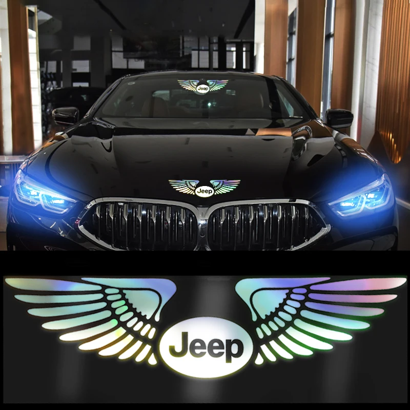 Angel Wing Reflective Car Body Logo Sticker Car Decoration Decals For Jeep Wrangler badge decorat Renegade Tyre Stem Air Caps
Angel Wing Reflective Car Body Logo Sticker Car Decoration Decals For Jeep Wrangler badge decorat Renegade Tyre Stem Air Caps