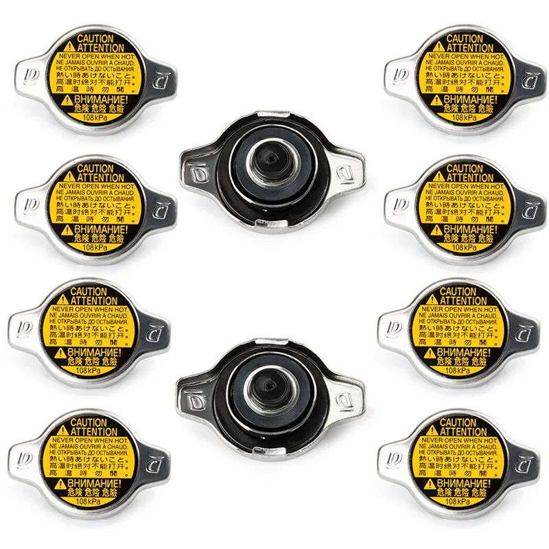 10PCS Set Car Radiator Cap Small Head Size 0.9 Bar 16401-20353 0.9KG/CM2 For Toyota 4Runner Camry Celica Matrix Highlander Prius
10PCS Set Car Radiator Cap Small Head Size 0.9 Bar 16401-20353 0.9KG/CM2 For Toyota 4Runner Camry Celica Matrix Highlander Prius