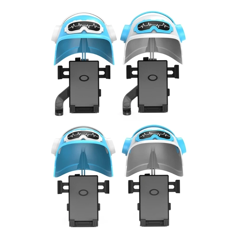 Phone Umbrella Helmet Shaped Stand, Universal Flexible Motorcycle Phone Holder with Sun Visors,Handlebar Mount
Phone Umbrella Helmet Shaped Stand, Universal Flexible Motorcycle Phone Holder with Sun Visors,Handlebar Mount