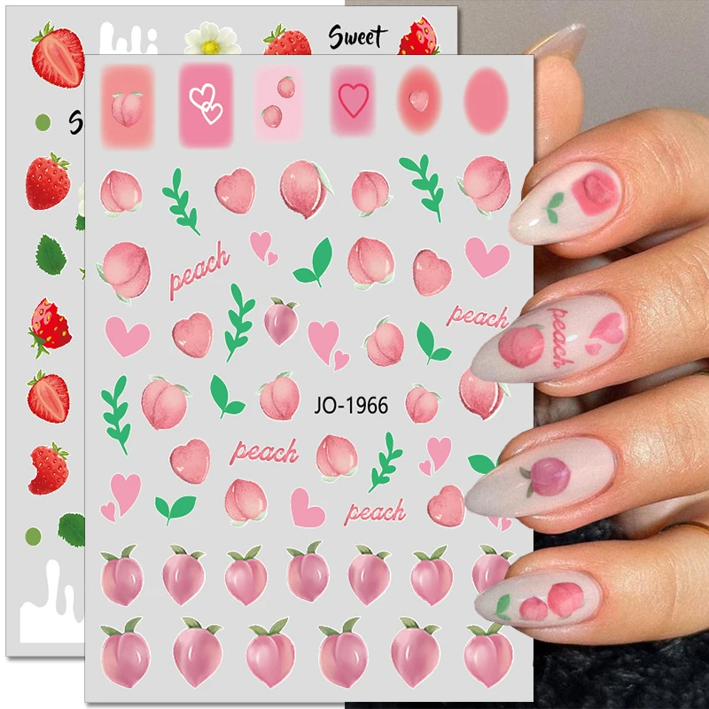 3D Summer Fruit Nail Sticker Tropical Leaf Design Lemon Avocado Strawberry Kiwi Nail Decals Self Adhesive Slider Art Decoration
3D Summer Fruit Nail Sticker Tropical Leaf Design Lemon Avocado Strawberry Kiwi Nail Decals Self Adhesive Slider Art Decoration