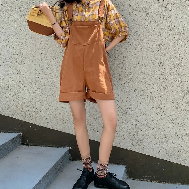 Jumpsuit Ladies Cute Summer Fashion Simple Harajuku Denim Girl Student Jumpsuit Simple Street Style Retro Chic Women's Clothing
Jumpsuit Ladies Cute Summer Fashion Simple Harajuku Denim Girl Student Jumpsuit Simple Street Style Retro Chic Women's Clothing