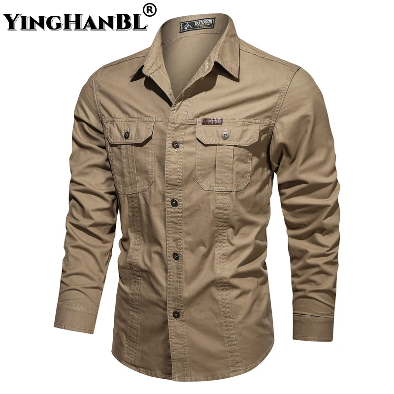 New Men's Casual Shirt 5XL Oversized Male Overshirt Military 100%Cotton Solid Color Shirts Brand Clothing Leisure Shirt Blouse
New Men's Casual Shirt 5XL Oversized Male Overshirt Military 100%Cotton Solid Color Shirts Brand Clothing Leisure Shirt Blouse