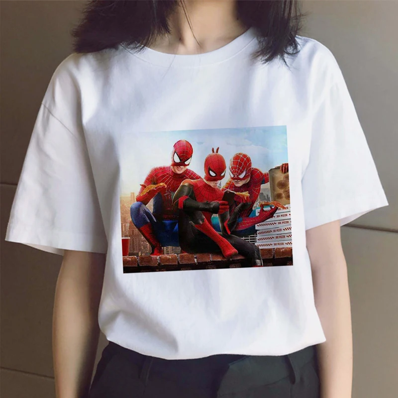 Disney Spiderman 3 Summer Women Simple Solid O-Neck Cotton Match Basic Harajuku Tshirt 2021 Short Sleeve Short Sleeve Printing
Disney Spiderman 3 Summer Women Simple Solid O-Neck Cotton Match Basic Harajuku Tshirt 2021 Short Sleeve Short Sleeve Printing