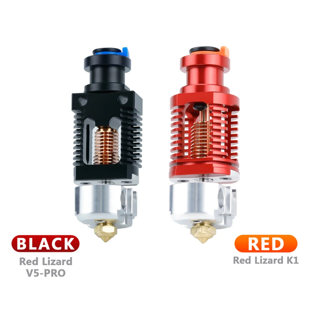 3D Red Lizard k1 / V5 Pro V6 Hotend Bi-Metal Assembled aluminum Hot end Hotend for Voron 2.4 Prusa I3 MK3 Titan Ender-3 V2 CR10
3D Red Lizard k1 / V5 Pro V6 Hotend Bi-Metal Assembled aluminum Hot end Hotend for Voron 2.4 Prusa I3 MK3 Titan Ender-3 V2 CR10