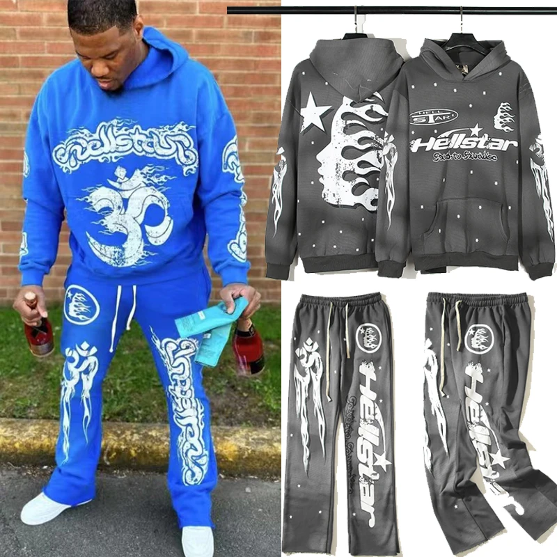 2023 Winter HELLSTAR Pullover Hoodie Sweatshirts Men Women High Quality Couple Hooded Hoody Hellstar Clothing
2023 Winter HELLSTAR Pullover Hoodie Sweatshirts Men Women High Quality Couple Hooded Hoody Hellstar Clothing