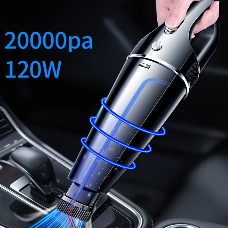 

20000Pa Wireless Vacuum Cleaner Dust Collector 120W High Power Suction Portable Car Home Office Handheld Vaccum Cleaners