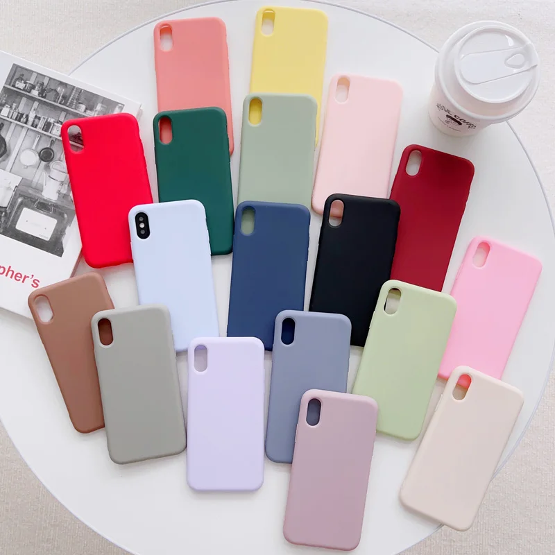 Phone Case for IPhone 14 13 12 11 Pro X XR XS Max Luxury Candy Color Silicone Soft Shell Shockproof Cover For iPhone 13 14 XR
Phone Case for IPhone 14 13 12 11 Pro X XR XS Max Luxury Candy Color Silicone Soft Shell Shockproof Cover For iPhone 13 14 XR