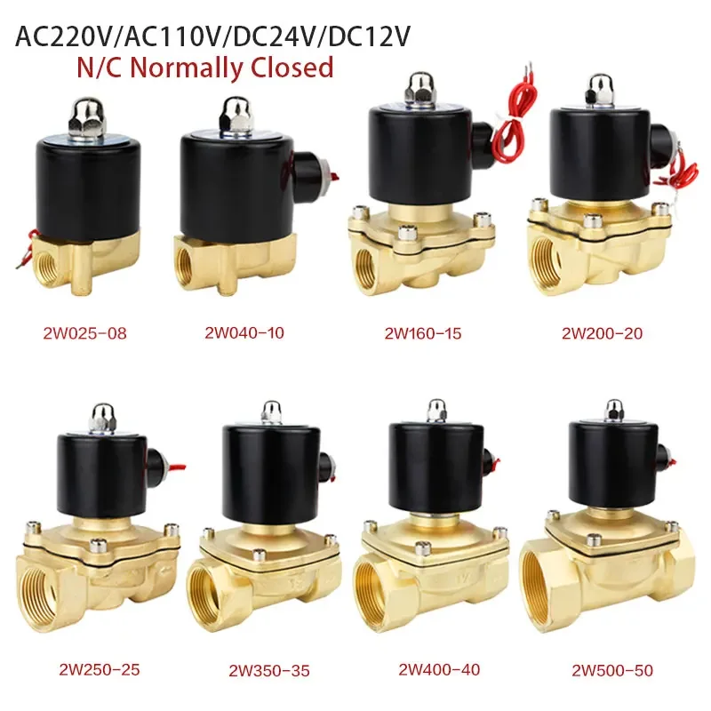 12V 24V 220V 110V Electric Solenoid Valve 1/4" 3/8" 1/2" 3/4" 1" DN8/10/15/20/25/50 Normally Closed Pneumatic for Water Oil Air.
12V 24V 220V 110V Electric Solenoid Valve 1/4" 3/8" 1/2" 3/4" 1" DN8/10/15/20/25/50 Normally Closed Pneumatic for Water Oil Air.