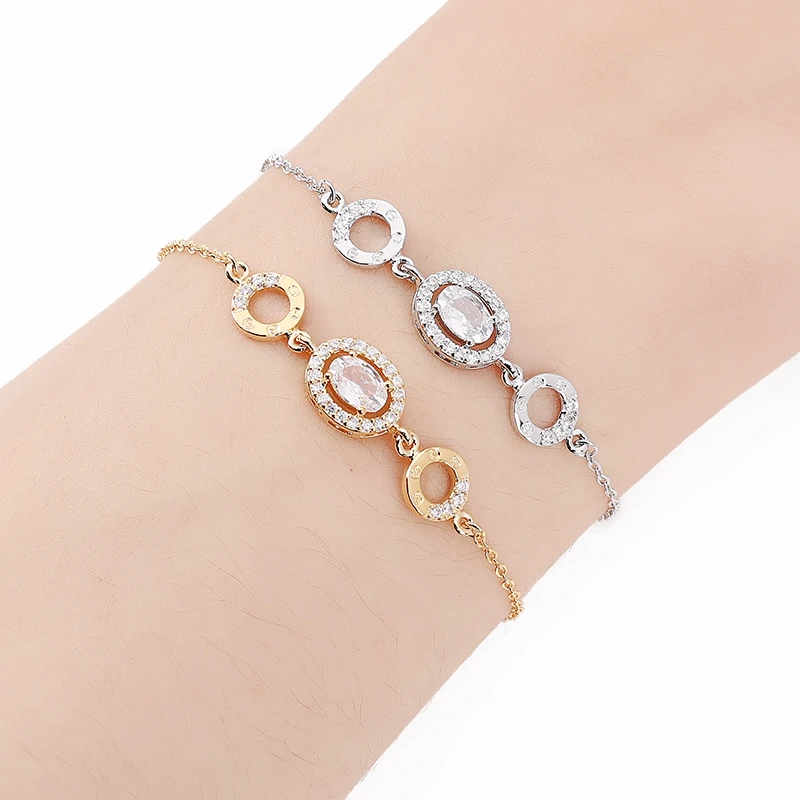 Round Bracelet HADIYANA Fashion Cubic Zirconia Bracelet Personality Round Female Bracelet SL3268 New Year Gift
Round Bracelet HADIYANA Fashion Cubic Zirconia Bracelet Personality Round Female Bracelet SL3268 New Year Gift