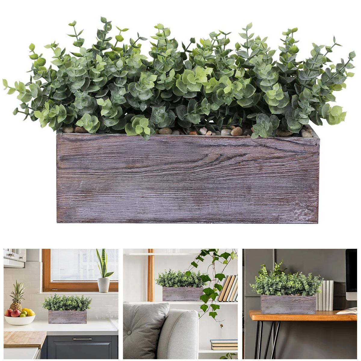 New Faux Eucalyptus Plant Artificial Eucalyptus Greenery Potted Plant Reusable Plastic Faux Potted Herb Plant Greenery
New Faux Eucalyptus Plant Artificial Eucalyptus Greenery Potted Plant Reusable Plastic Faux Potted Herb Plant Greenery
