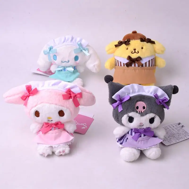 Japanese Cute Creative Maid Series Sanrio Kuromi My Melody Anime Cartoon Cinnamoroll Plush Doll Keychain Backpack Pendant Gifts
Japanese Cute Creative Maid Series Sanrio Kuromi My Melody Anime Cartoon Cinnamoroll Plush Doll Keychain Backpack Pendant Gifts
