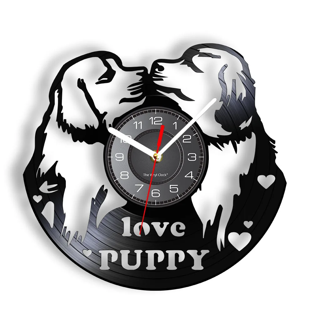 Love Puppy Pugs Kissing Wall Clock Dog Shelters Decorations Dog Lovers Retro Vinyl Record Wall Clock Dog Breeds Clock Wall Watch
Love Puppy Pugs Kissing Wall Clock Dog Shelters Decorations Dog Lovers Retro Vinyl Record Wall Clock Dog Breeds Clock Wall Watch
