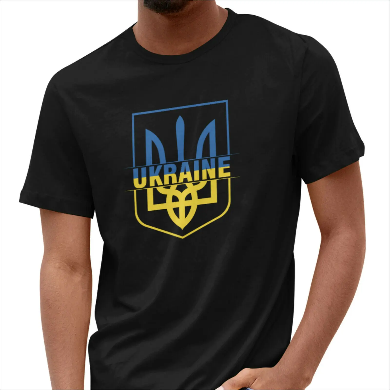 Ukraine Emblem Coat of Arms Men T Shirt Short Sleeve Casual 100% Cotton O-Neck Shirts Size S-3XL
Ukraine Emblem Coat of Arms Men T Shirt Short Sleeve Casual 100% Cotton O-Neck Shirts Size S-3XL