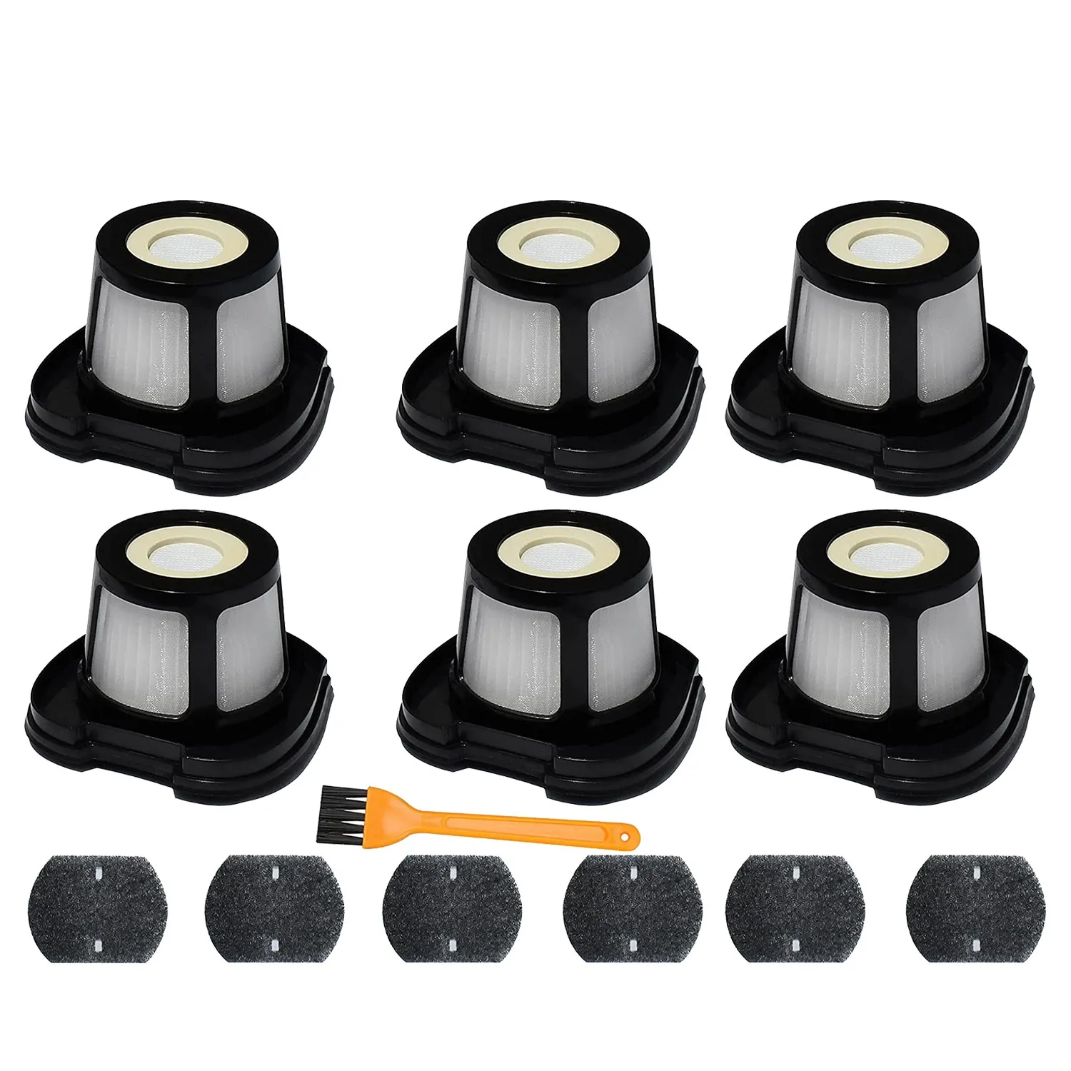 6 Pack Replacement Filter for Bissell Pet Hair Eraser Hand Vacuum 2284W,2390,2389,2390A,Replace Part for 1614212,1614203
6 Pack Replacement Filter for Bissell Pet Hair Eraser Hand Vacuum 2284W,2390,2389,2390A,Replace Part for 1614212,1614203