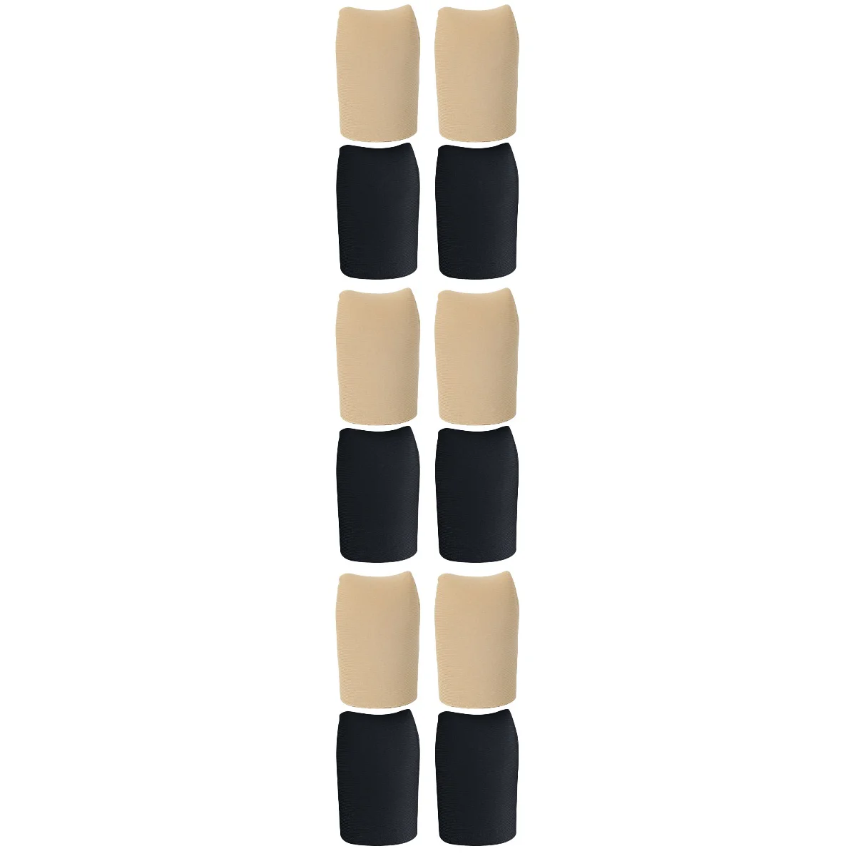 6 Pairs Toe Sleeves Fabric Surface Closed Toe Caps Protectors with Silicone Lining
6 Pairs Toe Sleeves Fabric Surface Closed Toe Caps Protectors with Silicone Lining