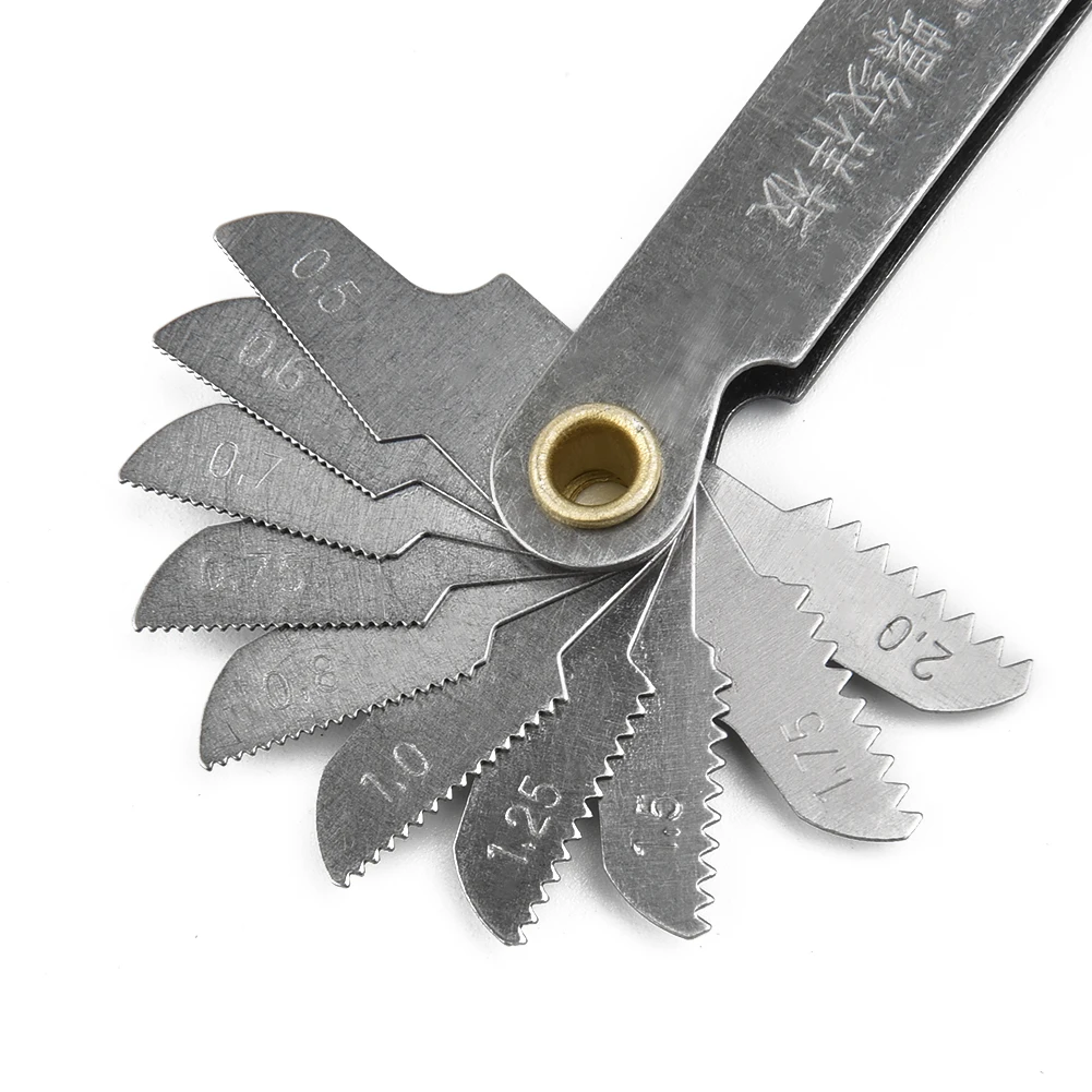Thread Measuring Gauge Steel Pitch Cutting Gauge Tool Set 55 And 60° Inch Metric Measurement Lathe Combina Pitch Cutting Gauge
Thread Measuring Gauge Steel Pitch Cutting Gauge Tool Set 55 And 60° Inch Metric Measurement Lathe Combina Pitch Cutting Gauge