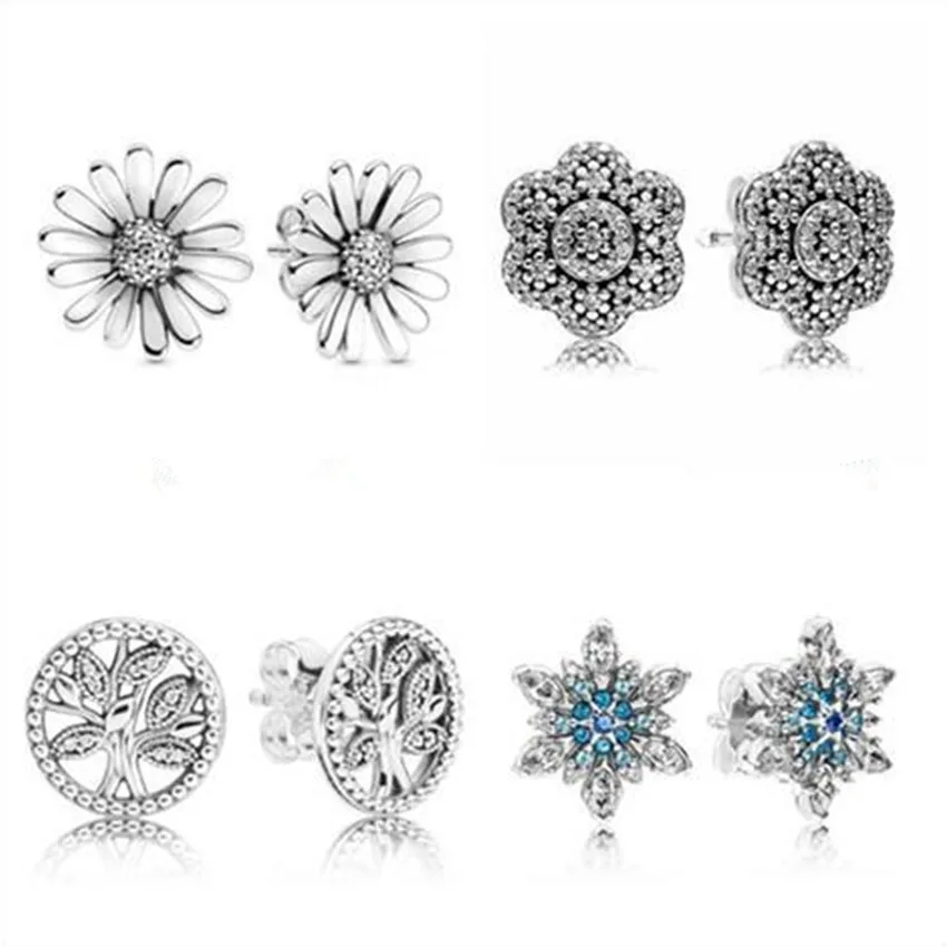 Authentic 925 Sterling Silver Earring Crystalized Snowflake Crystal Stud Earrings For Women Wedding Party Fashion Jewelry
Authentic 925 Sterling Silver Earring Crystalized Snowflake Crystal Stud Earrings For Women Wedding Party Fashion Jewelry