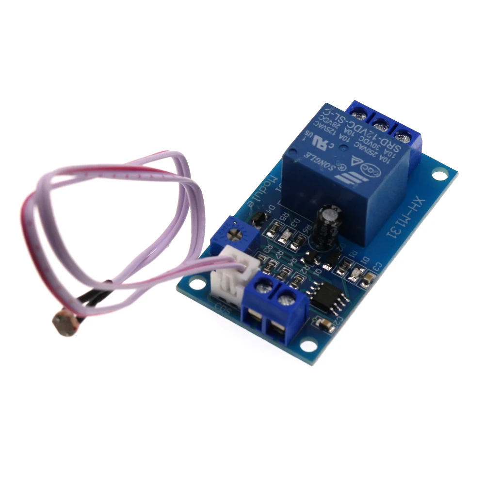 12V Light Control Switch Photoresistor Relay Module Detection Sensor 10A brightness Automatic Control Module XH-M131
12V Light Control Switch Photoresistor Relay Module Detection Sensor 10A brightness Automatic Control Module XH-M131