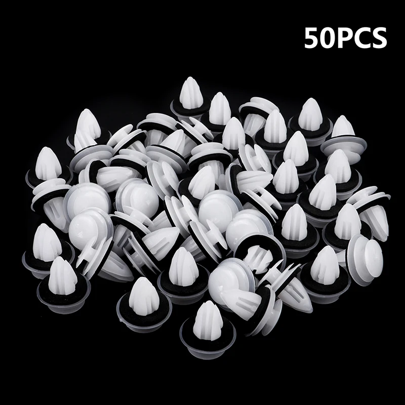 50Pcs Universal Auto Fastener Clips Retaining Door Panel Clips Bumper Clips Interior Fender Screw Rivet Fastener Fastener Clips 
50Pcs Universal Auto Fastener Clips Retaining Door Panel Clips Bumper Clips Interior Fender Screw Rivet Fastener Fastener Clips